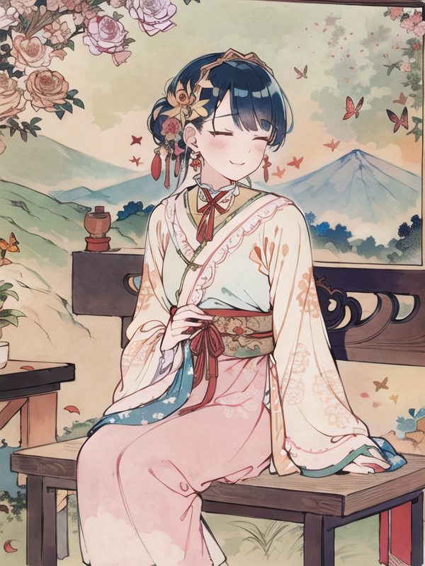 00085-2726098911-(((masterpiece))),(((best quality))),((ultra-detailed)),(illustration),((an extremely delicate and beautiful)),1girl,solo,sleepi.png